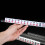 4Pcs Mahjong Tile Rack U-Shaped Acrylic Tray With Mini Ruler Pusher 5