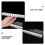 4Pcs Mahjong Tile Rack U-Shaped Acrylic Tray With Mini Ruler Pusher 8