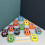 1 Set Of Children Owl-Shaped Building Blocks Stackable Number Board 7