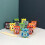 1 Set Of Children Owl-Shaped Building Blocks Stackable Number Board 5