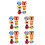 30 Montessori Busy Board in Tela con e Cerniere 9