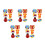 30 Montessori Busy Board in Tela con e Cerniere 5