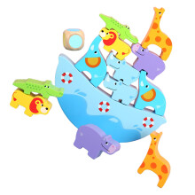 Set Giocattoli Animali Educativi In Legno Bambini Impilabili