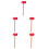 5Pcs Kids Toy Hammer Set Plastic Pretend Play Educational Tool 6