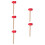 5Pcs Kids Toy Hammer Set Plastic Pretend Play Educational Tool 7
