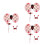 3 Set Coccinella E Cerchietto Per E Adulti 7