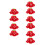 10Pz Cappello Cappellino Sole Neonata 8