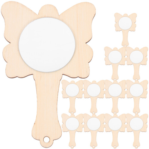 12 Specchio In Legno Da Te Non Verniciato Per Bambini 1