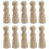 50 Pezzi Legno Non Finite Con , Da Colorare 1