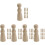50 Pezzi Legno Non Finite Con , Da Colorare 7