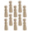 50 Pezzi Legno Non Finite Con , Da Colorare 2