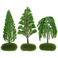3 Sztuki Miniatury Drzewa Do Stołu Piaskowego I Mikrokrajobrazu