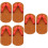 3 Pairs Mini Klompjes Decoratieve 7