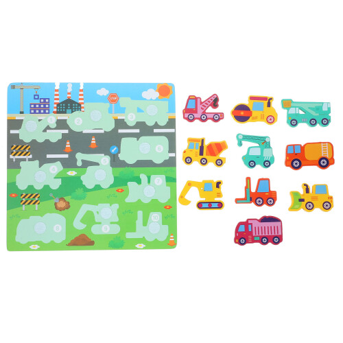 5 Set In Legno Con Spinotti, Giocattoli Educativi Per Bambini 2