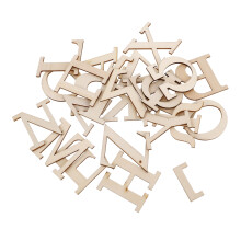 120 Pezzi Legno Alfabeto Per Apprendimento E Decorazione