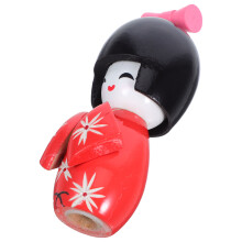 Traditional Japanese Kimono Dolls Wood Figurines For Decor Souvenirs