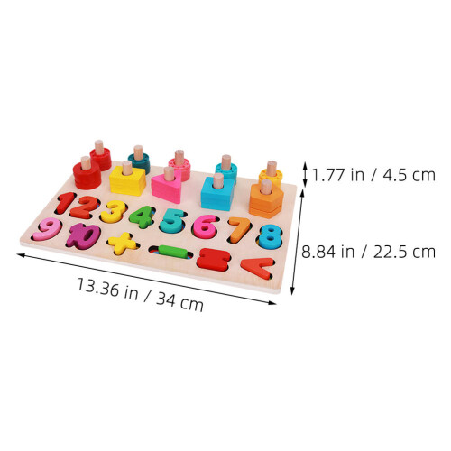 Set Giocattoli Montessori In Legno Con Puzzle E 2