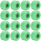 16Pz Giocattoli Da Dita Skate Roller Verde Materiale Acciaio 7