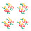 4 Set Impastare In Per Biscotti Argilla Frutta 9