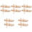 10 Pezzi Mini Barca In Legno Per Decorazione 4