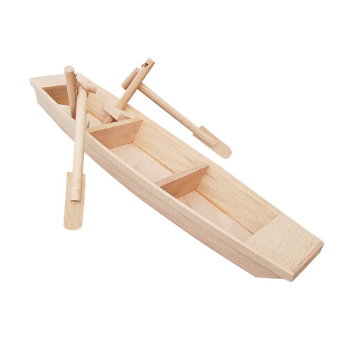 10 Pezzi Mini Barca In Legno Per Decorazione 1