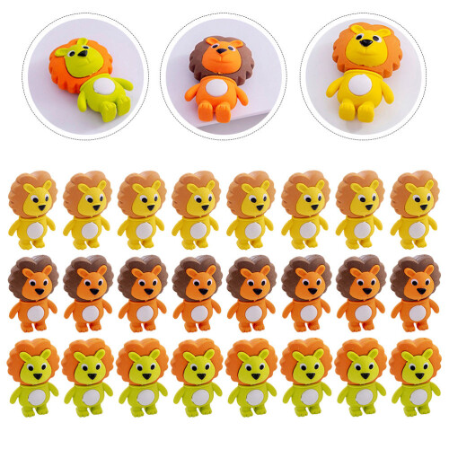 48 Gomma A Leone Animali Carini Misti 2