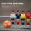 10 Palline Da Calcio Balilla Per Tavolo 10