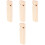 4Pz Fischietti in Legno Per Bambini E Chiaro 5