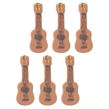 6 Sztuk Miniaturowej Dekoracji Gitary Do Biurka
