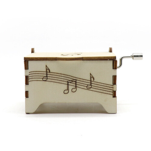 1 De De Madeira Diy Kit Decorativo Musical