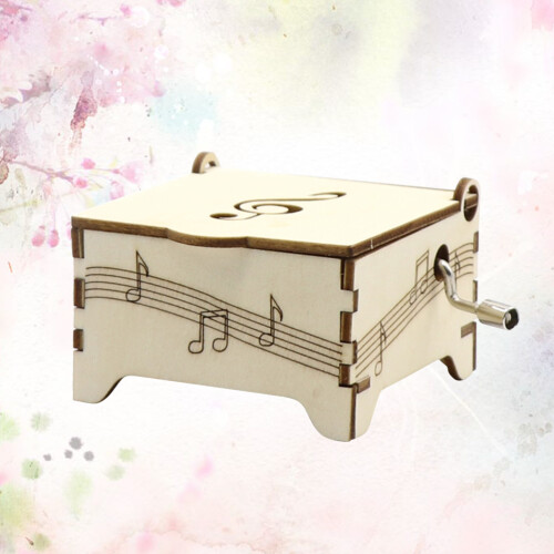 1 De De Madeira Diy Kit Decorativo Musical 1