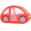 Children Rood Mesh Auto Spelhuis Draagbare Tent 1