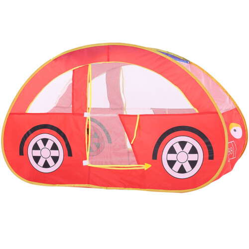 Children Rood Mesh Auto Spelhuis Draagbare Tent