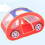 Children Rood Mesh Auto Spelhuis Draagbare Tent 6