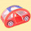Children Rood Mesh Auto Spelhuis Draagbare Tent 5