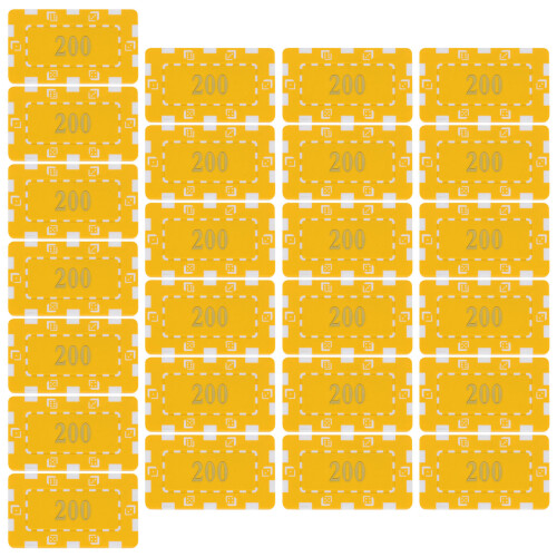 25 Plastic Chips Muntjes Telhulpmiddel Tellen Artikelen 2