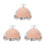 3Pcs Perucas Realistas com para Homem 6