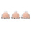 3Pcs Perucas Realistas com para Homem 4