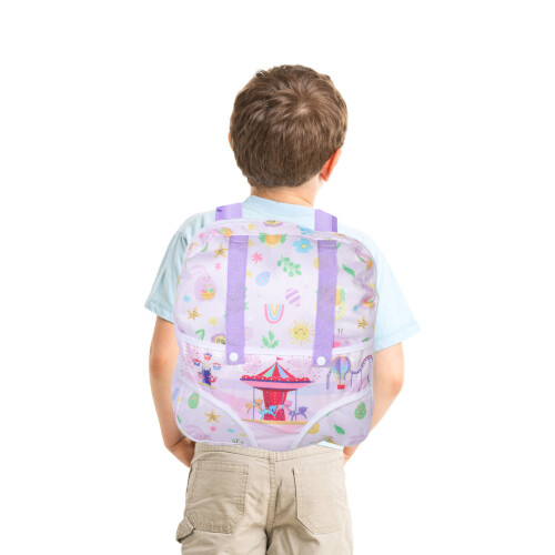 Mochila Leve Para Crianças Com Alças Ajustáveis E Decoração De 2