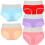 5set Leak Proof Panties For Women Assorted Elastic Cotton 4