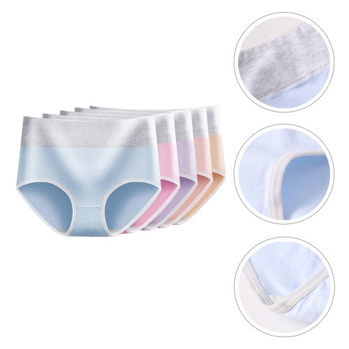 5set Leak Proof Panties For Women Assorted Elastic Cotton 1