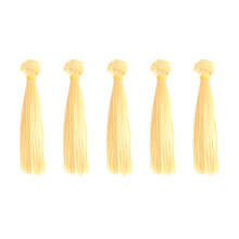 15 Sztuk 15 Cm Ręcznie Wykonana Z Włosia Do DIY (Żółty)