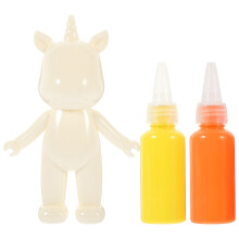 Zestaw Kreatywnych Symulacyjnych Plastikowych Zabawek Unicorn Graffiti