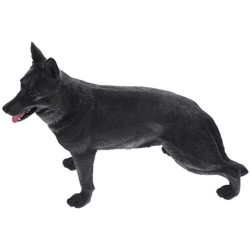 3Pcs Cachorro Estátua Cão Pastor Animal 1