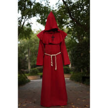 Kostium Średniowiecznego Mnicha Halloween, Czarodzieja, Cosplay, Xl