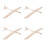 4Pcs De Avião Natural Pintável Para Diy E 6