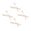 4Pcs De Avião Natural Pintável Para Diy E 4