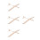 4Pcs De Avião Natural Pintável Para Diy E 8