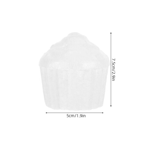 60 Unidades De Cupcake De Espuma Artesanato 1