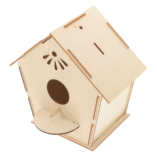Casa Para Pássaros De Para E Pintar